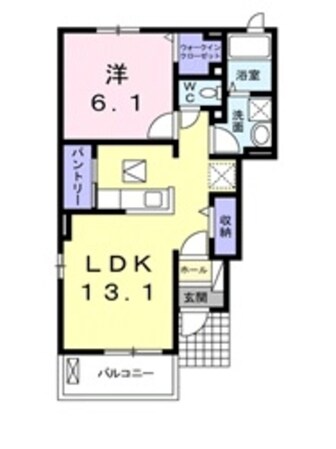 プラシードの物件間取画像